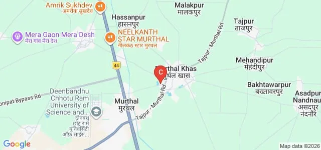 Government College for Women, Murthal Map