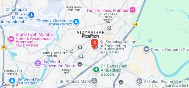 K J Somaiya School of Engineering, Mumbai Map