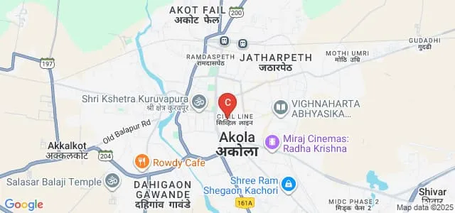 Shri RLT College of Science, Akola Map