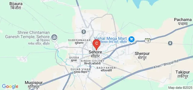 Mahatma Gandhi College, Sehore Map
