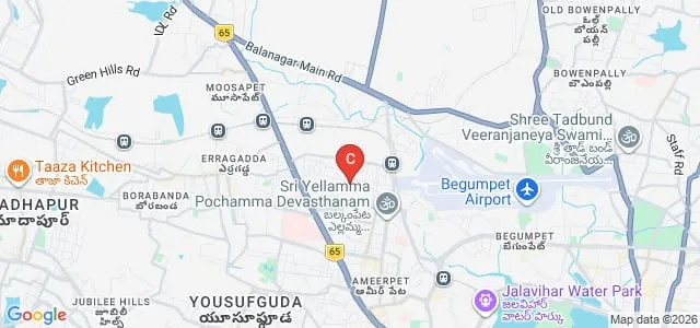 Jesus Mary Joseph College and School of Nursing, Hyderabad Map