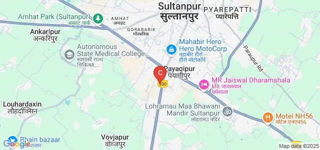 Ganpat Sahai PG College, Sultanpur Map