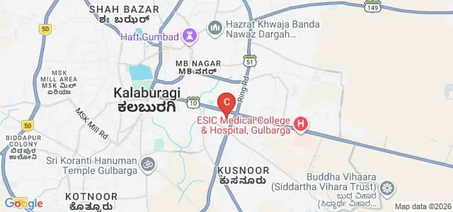 HKES College of Nursing, Gulbarga Map