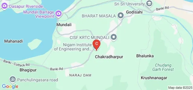 Nigam Institute of Engineering and Technology, Baramunda Map