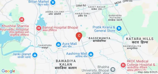 RKDF Homoeopathic Medical College Hospital and Research Center, Bhopal Map