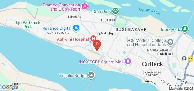 Piloo Mody College of Architecture, Cuttack Map
