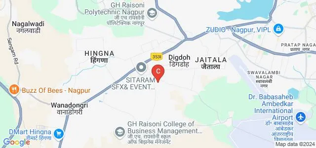 Priyadarshini Indira Gandhi College of Engineering, Nagpur Map