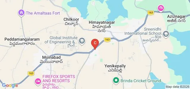 Bhaskar Medical College and General Hospital, Moinabad Map