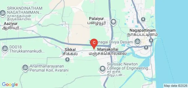 Andavar College of Education, Nagapattinam Map