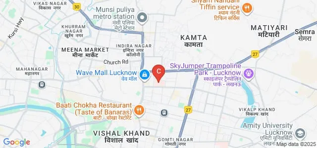 College of Nursing, Dr Ram Manohar Lohia Institute of Medical Sciences, Lucknow Map