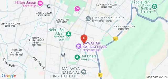University Rajasthan College, Jaipur Map