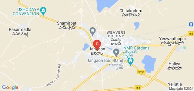 Telangana Tribal Welfare Residential Degree College for Women, Janagaon Map