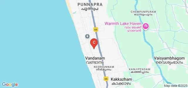 Government Dental College, Alappuzha Map