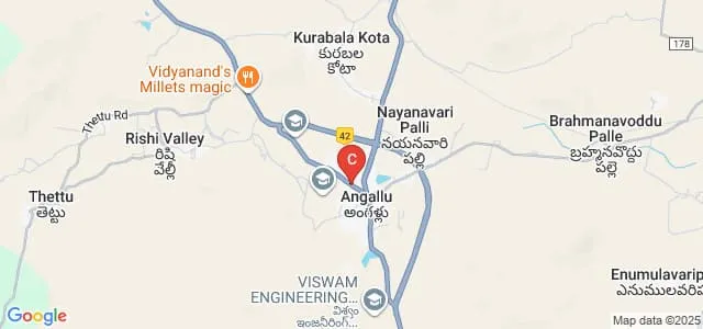 Saraswathamma College of Nursing, Chittoor Map