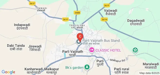 Navgan Shikshan Sanstha Rajuri Arts Commerce College, Beed Map