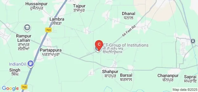 CT Institute of Law, Jalandhar Map
