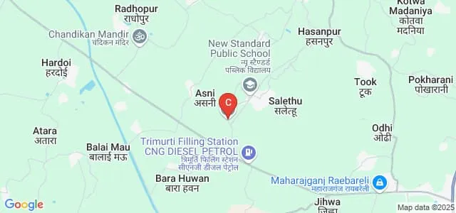 New Standard College of Higher Education, Raebareli Map