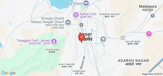 Samrat Prithviraj Chauhan Government College, Bhim Map