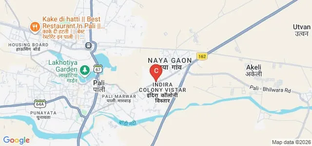 Aishwarya College of Education, Pali Map