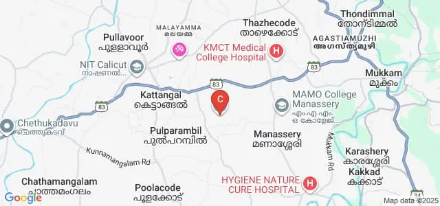 KMCT College of Engineering, Kozhikode Map