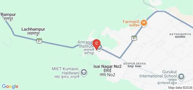 Amrapali Institute of Technology and Sciences, Haldwani Map