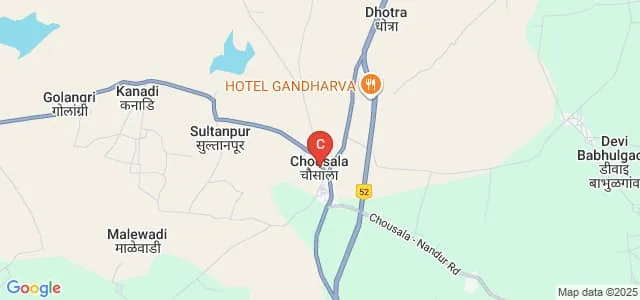 Navgan Shikshan Sanstha Arts and Science College, Chousala Map