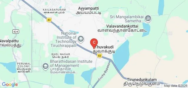 Department of Management Studies, National Institute of Technology, Tiruchirappalli Map