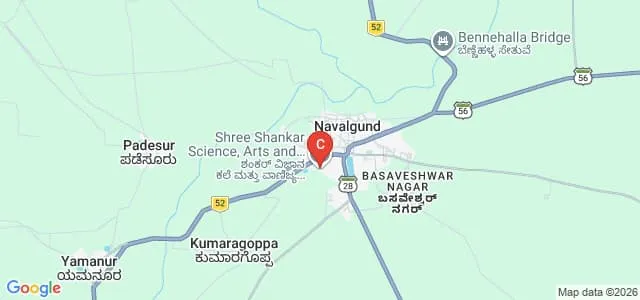 Shri Shankar Arts and Commerce College, Navalgund Map