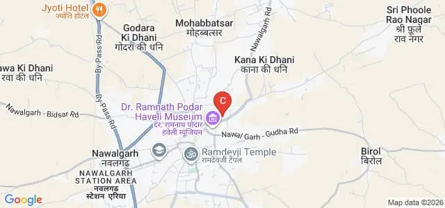 SN Girls B Ed College, Jhunjhunu Map