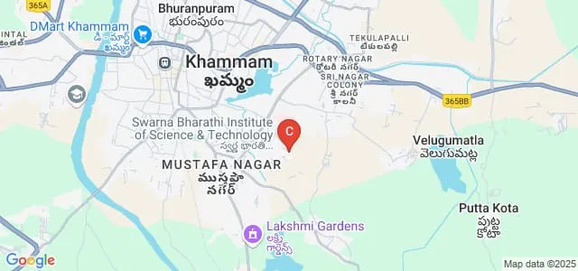 Swarna Bharathi College of Engineering, Khammam Map