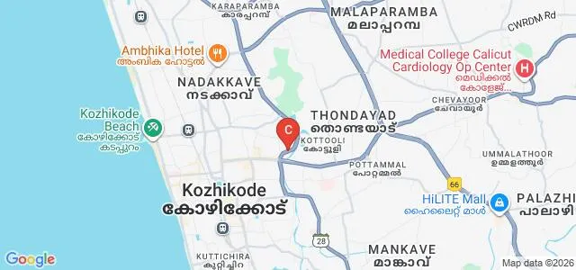 Avani Institute of Design, Calicut Map