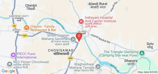 MIT Academy of Engineering, Pune Map