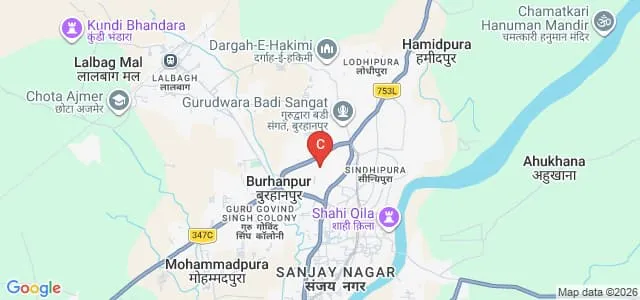 Dr Zakir Husain College of Education, Burhanpur Map
