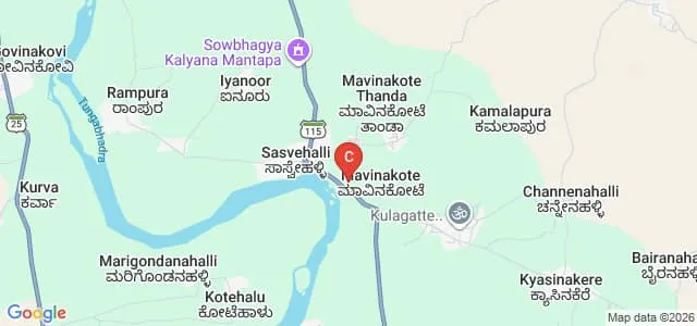 ADVS First Grade College, Davanagere Map