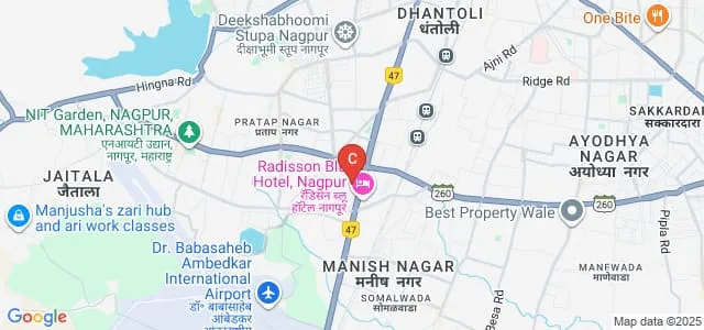 Yashoda Girls Arts And Commerce College, Nagpur Map