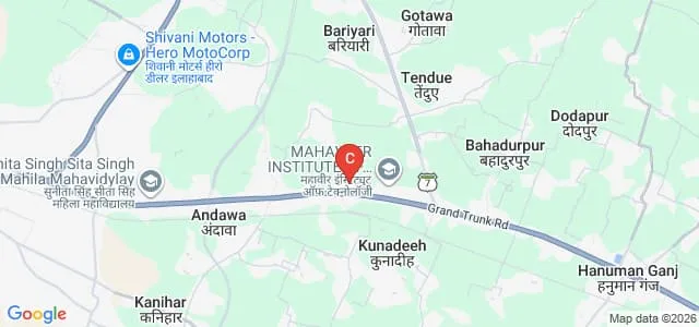 Rajendra Degree College, Allahabad Map