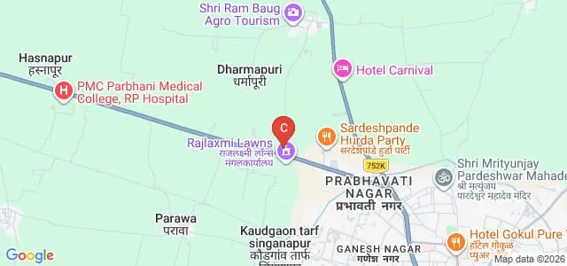 Dr Prafulla Patil Ayurvedic College and Research Centre, Parbhani Map