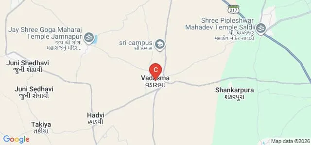 College of Education, Vadasma Map