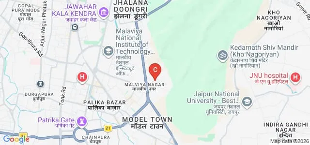 Dr B Lal Institute of Biotechnology, Jaipur Map