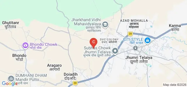 Jharkhand Teachers Training B Ed College, Jhumari Telaiya Map