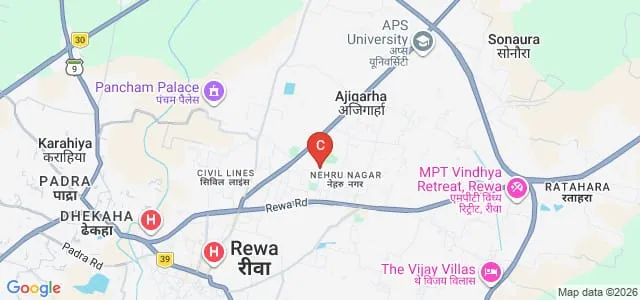 Rewanchal Institute of Education and Technology, Rewa Map