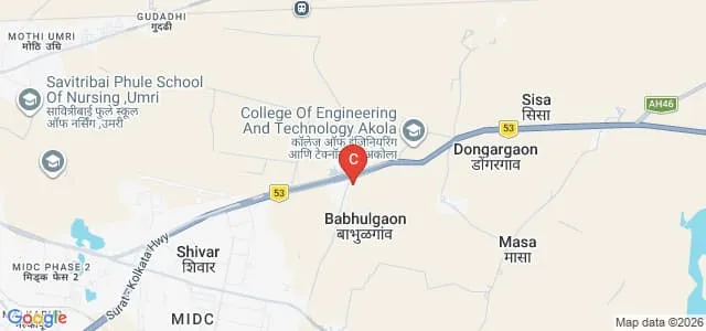 Mahatma Phule Pharmacy College, Akola Map