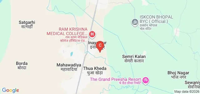 LN Nursing College, Bhopal Map