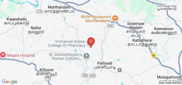 Global College of Nursing, Marthandam Map