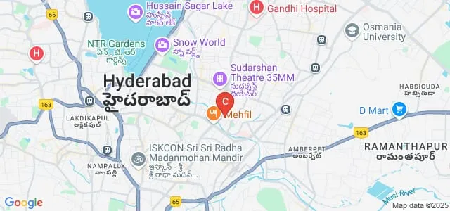 Aurora's Degree and PG College, Hyderabad Map