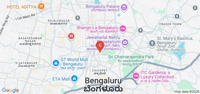 Sri Jagadguru Renukacharya College of Science Arts and Commerce, Bangalore Map