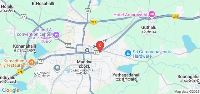 Government College for Women Autonomous, Mandya Map