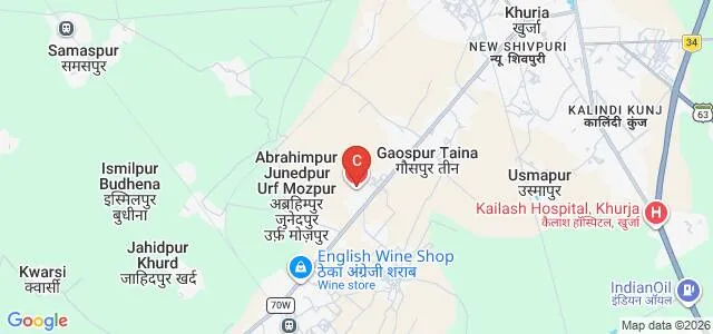 Santosh College of Pharmacy, Bulandshahar Map