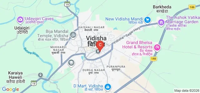 Samrat Ashok Technological Institute, Vidisha Map