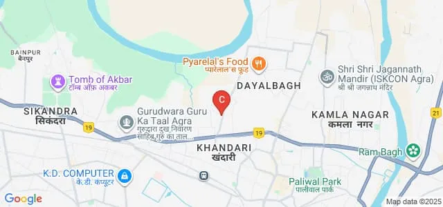 MD Law College, Agra Map